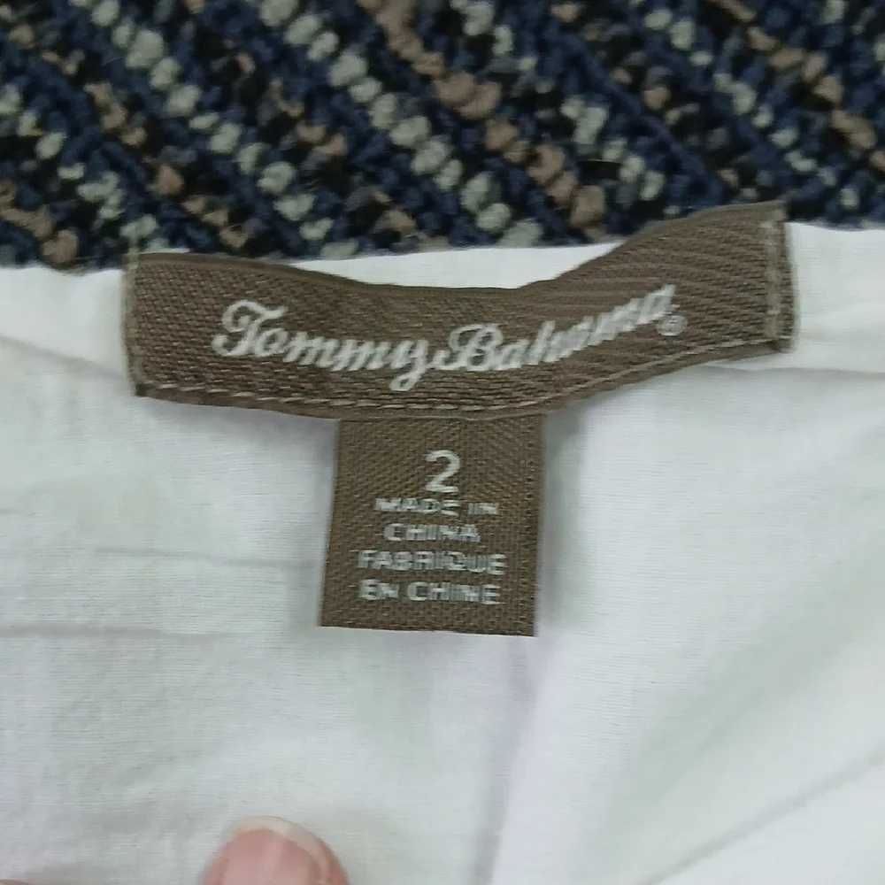 Tommy Bahama Two Palms 100% Linen Skirt Size 2 - Picture 6 of 8